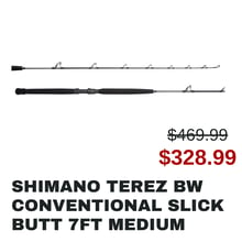 Shimano TEREZ BW Conventional Slick Butt 7FT Medium-3