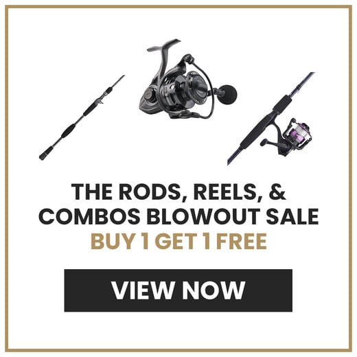 rods reels combos blowout sale